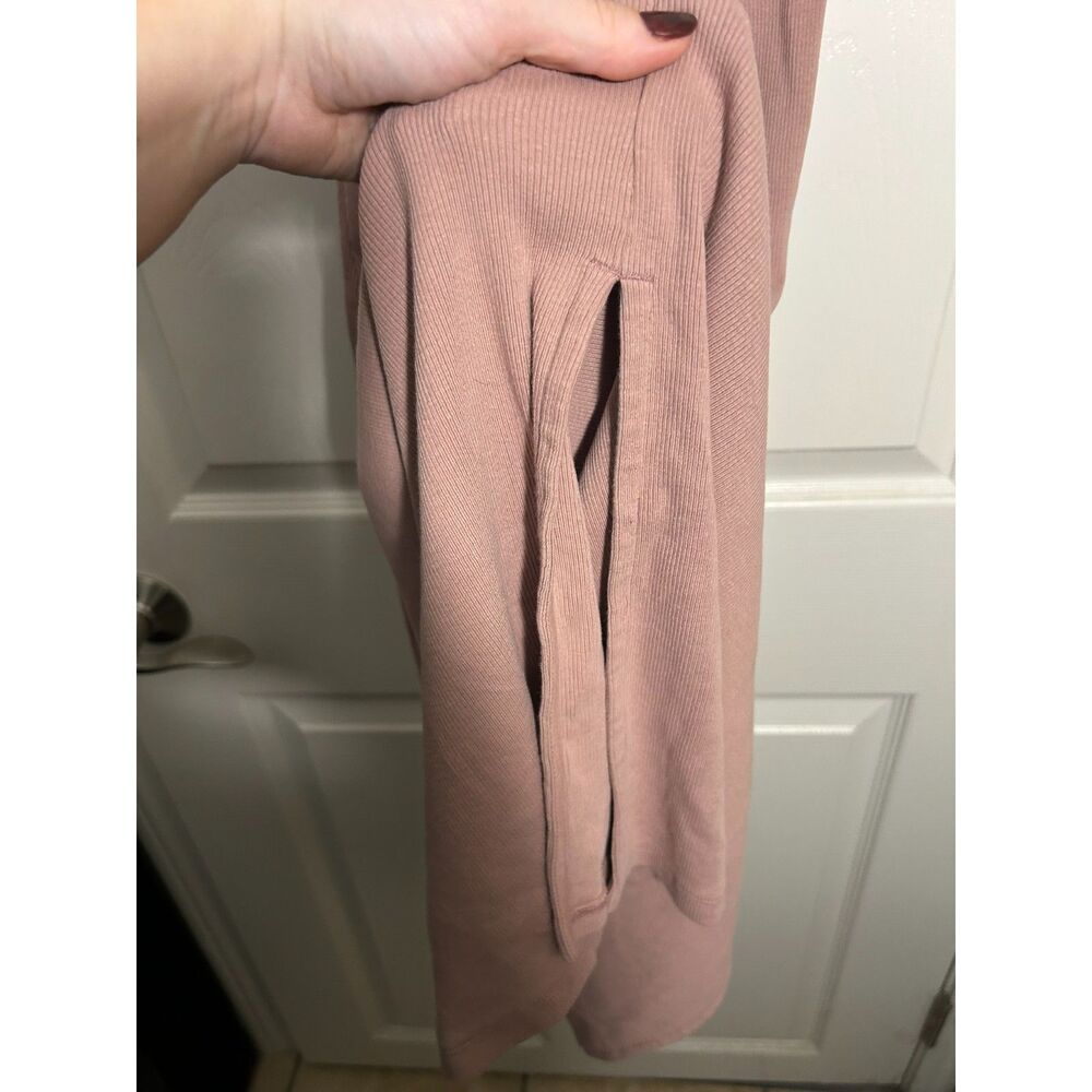 Old Navy Dusty Rose Ribbed Knit High Neck Midi Tank Dress Small